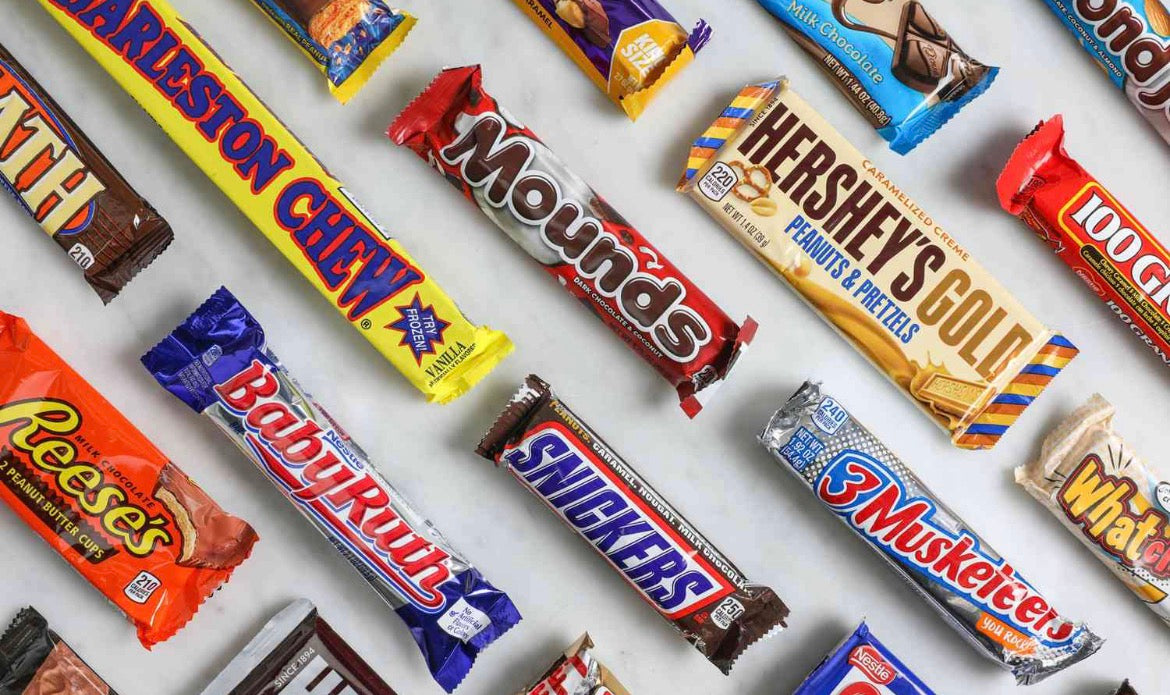 ASMR chunks ( Candy bar collection )